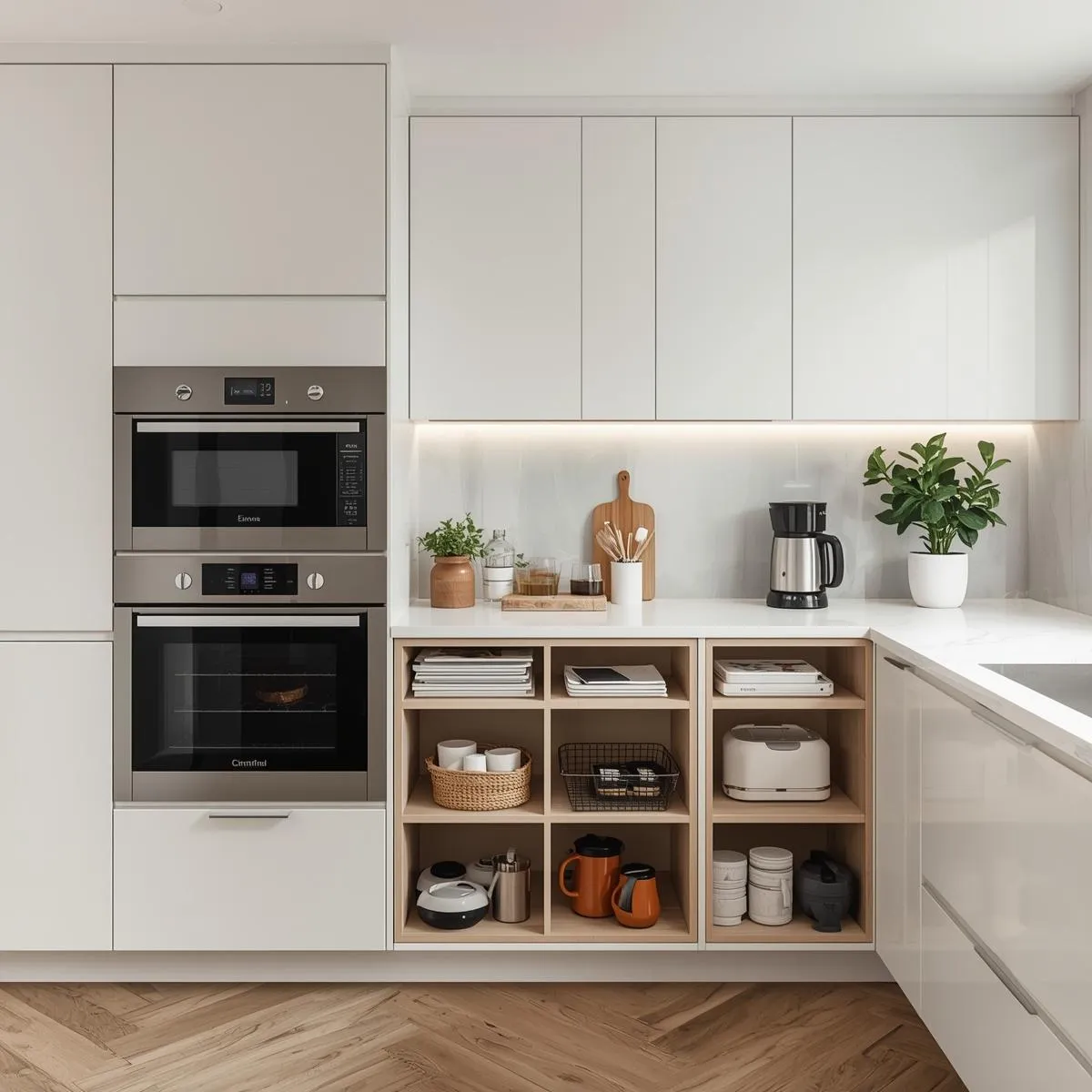 Appliance Garages and Countertop Calm Zones