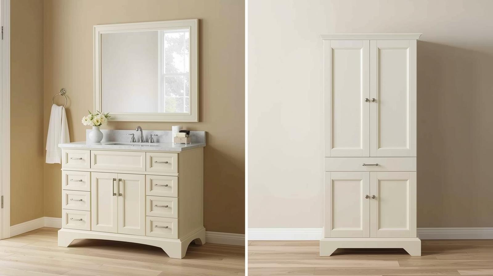 Standard vs tall vanity